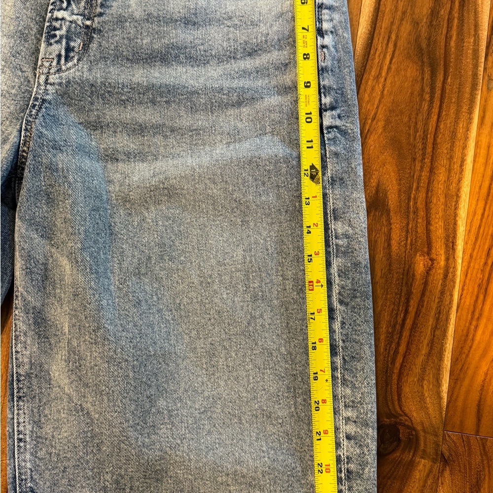 American Eagle high-rise baggy bermuda jean shorts W12 - Picture 5 of 6